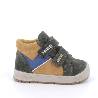 Chaussures gore-tex pour garçon vert et jaune avec velcro Chaussures gore-tex pour garçon vert et jaune avec velcro