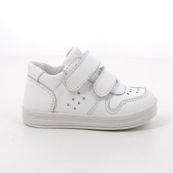 Sneaker pour garçon blanc avec velcro Sneaker pour garçon blanc avec velcro
