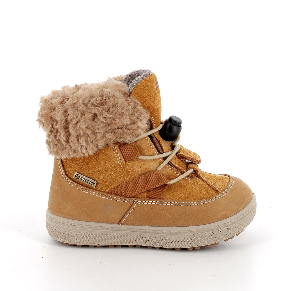 Stivaletti&#x20;gore-tex&#x20;da&#x20;bambina&#x20;giallo&#x20;con&#x20;elastico