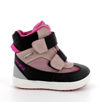 Scarponcini gore-tex da bambina rosa con strap Scarponcini gore-tex da bambina rosa con strap