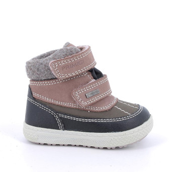 JUNGE GORE-TEX STIEFELETTEN ROSA UND BEIGE MIT VELCRO JUNGE GORE-TEX STIEFELETTEN ROSA UND BEIGE MIT VELCRO