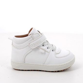 Sneakers da bambino bianco con strap Sneakers da bambino bianco con strap