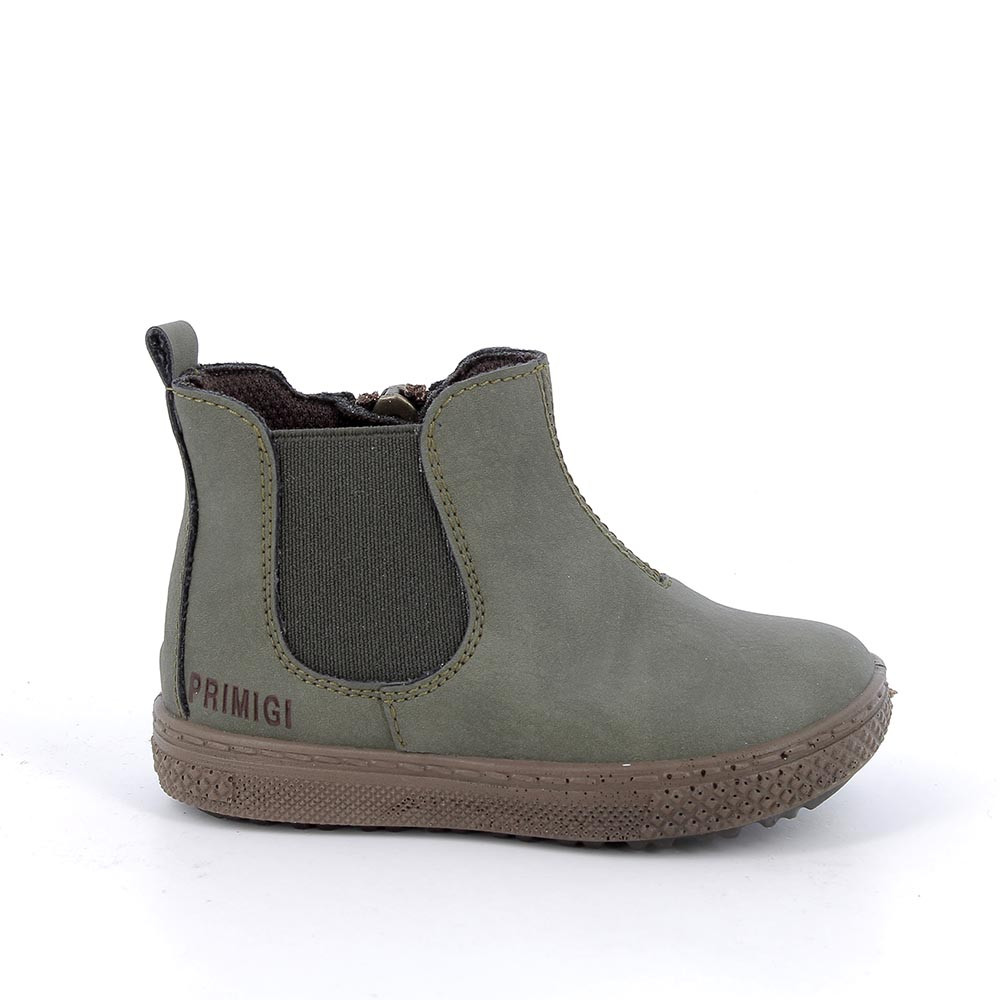 Stivaletti&#x20;da&#x20;bambino&#x20;verde&#x20;con&#x20;zip