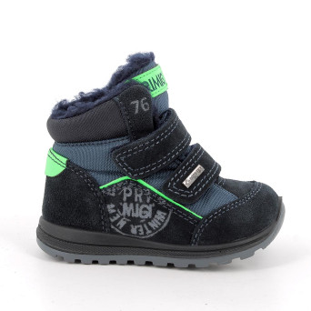 Botines con gore-tex para niño azul con velcro Botines con gore-tex para niño azul con velcro
