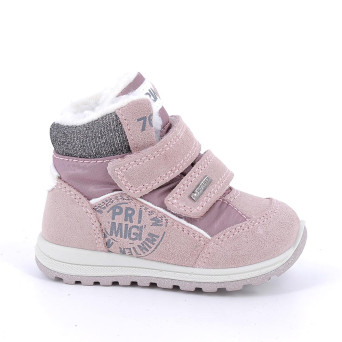 Scarponcini gore-tex da bambina rosa con strap Scarponcini gore-tex da bambina rosa con strap