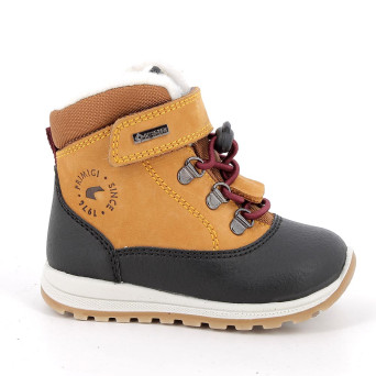 Gore-tex boots for boys yellow and black with velcro Gore-tex boots for boys yellow and black with velcro