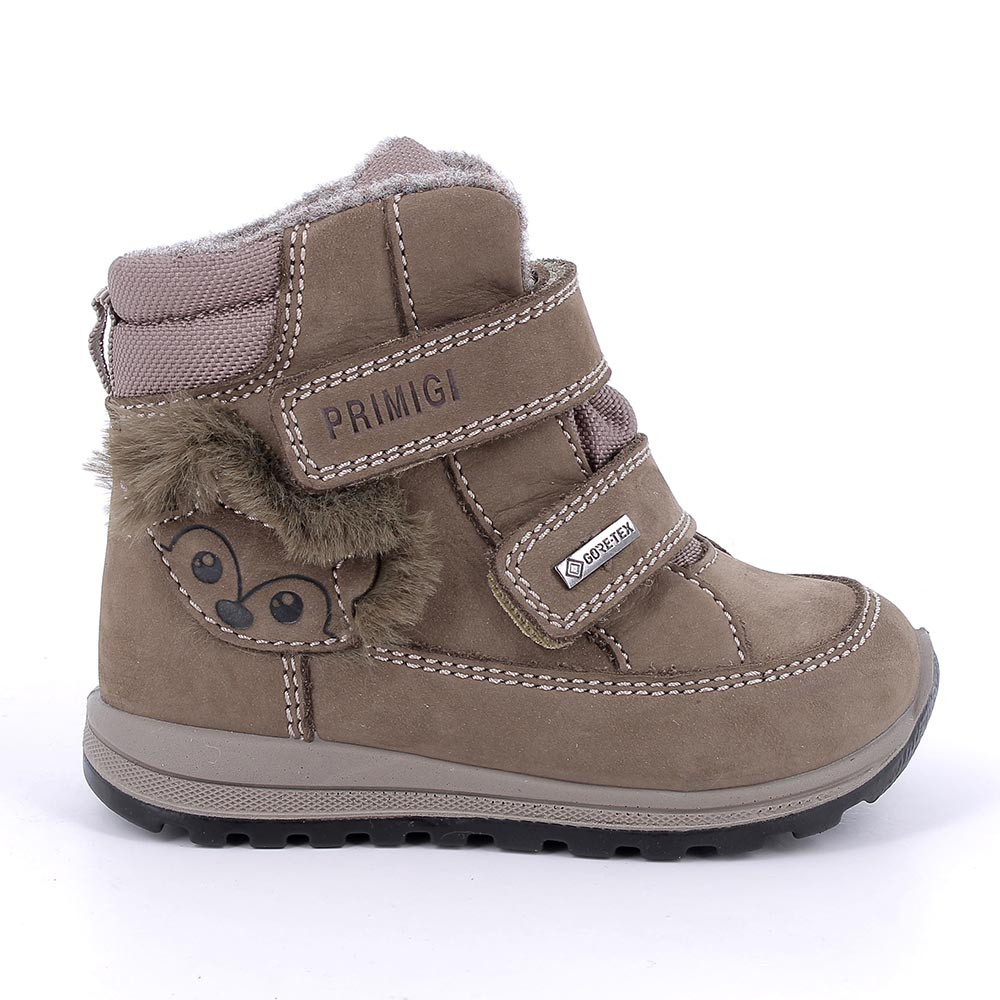 Scarponcini gore-tex da bambino verde con strap