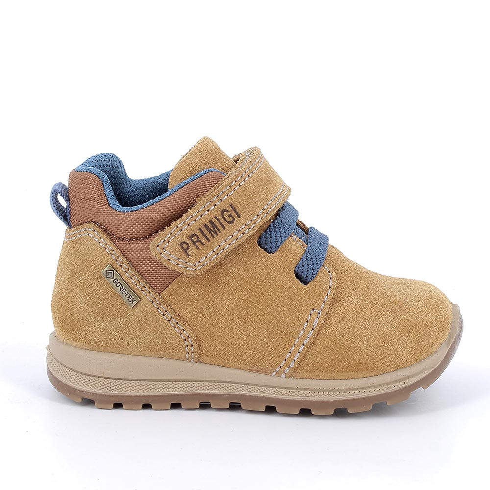 Scarpe gore-tex da bambino giallo con strap - Main Image