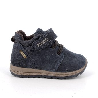 Scarpe gore-tex da bambino blu con strap Scarpe gore-tex da bambino blu con strap
