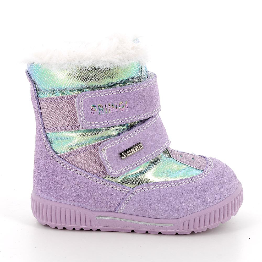 Stivaletti&#x20;gore-tex&#x20;da&#x20;bambina&#x20;viola&#x20;con&#x20;strap