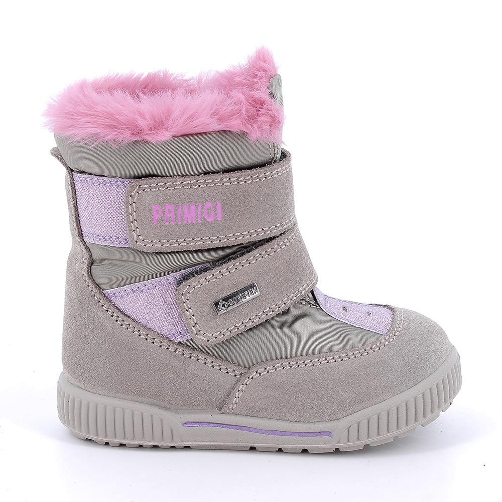 Stivaletti&#x20;gore-tex&#x20;da&#x20;bambina&#x20;beige&#x20;con&#x20;strap