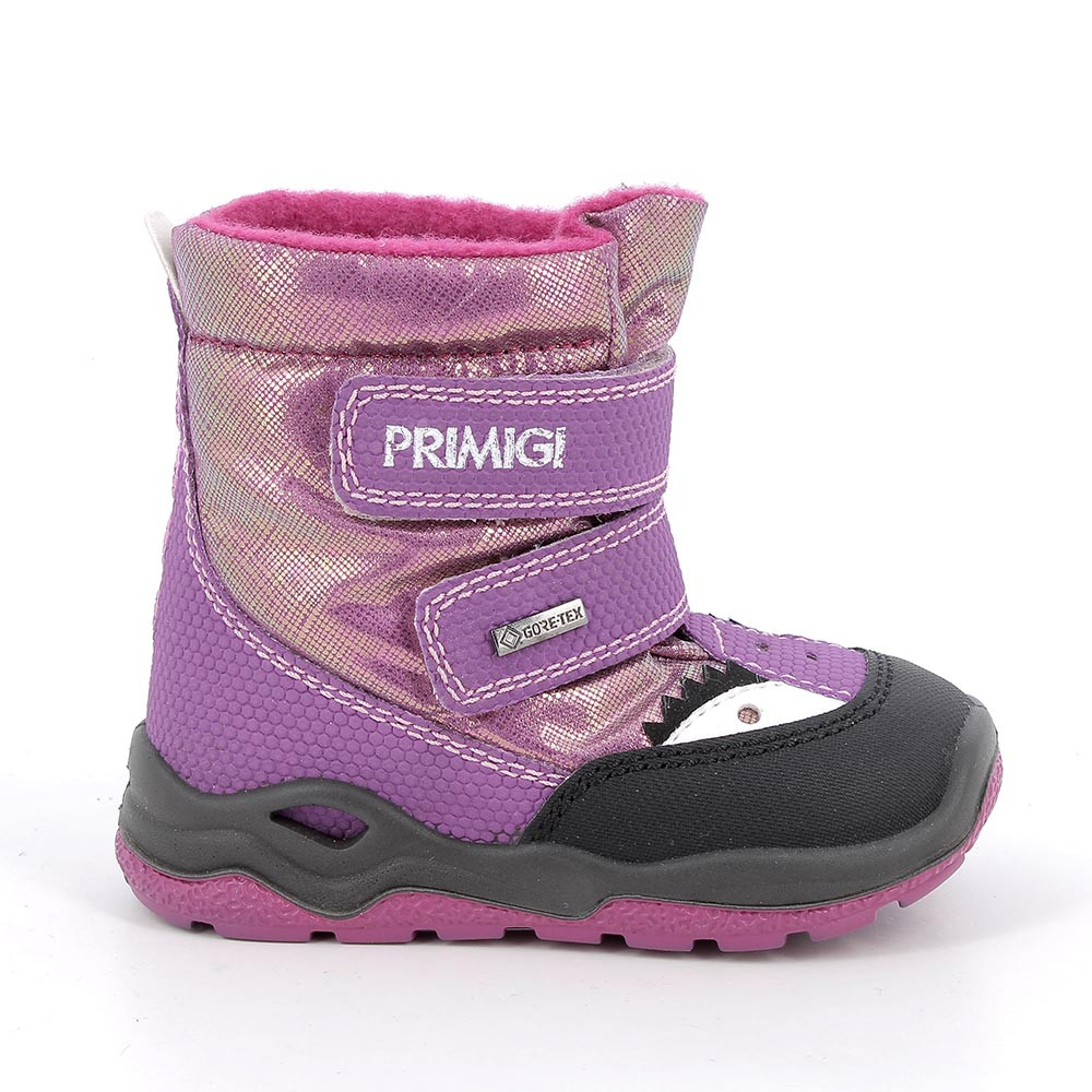 M&#xC4;DCHEN&#x20;GORE-TEX&#x20;STIEFELETTEN&#x20;VIOLETT&#x20;MIT&#x20;VELCRO