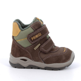 JUNGE GORE-TEX STIEFELETTEN BRAUN MIT VELCRO JUNGE GORE-TEX STIEFELETTEN BRAUN MIT VELCRO