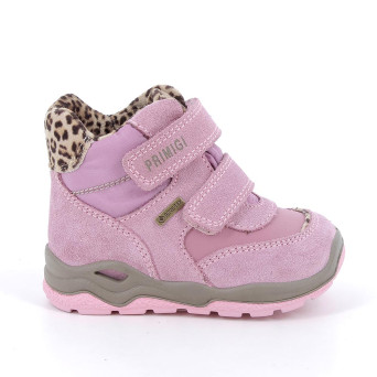Gore-tex boots for girls pink and purple with velcro Gore-tex boots for girls pink and purple with velcro