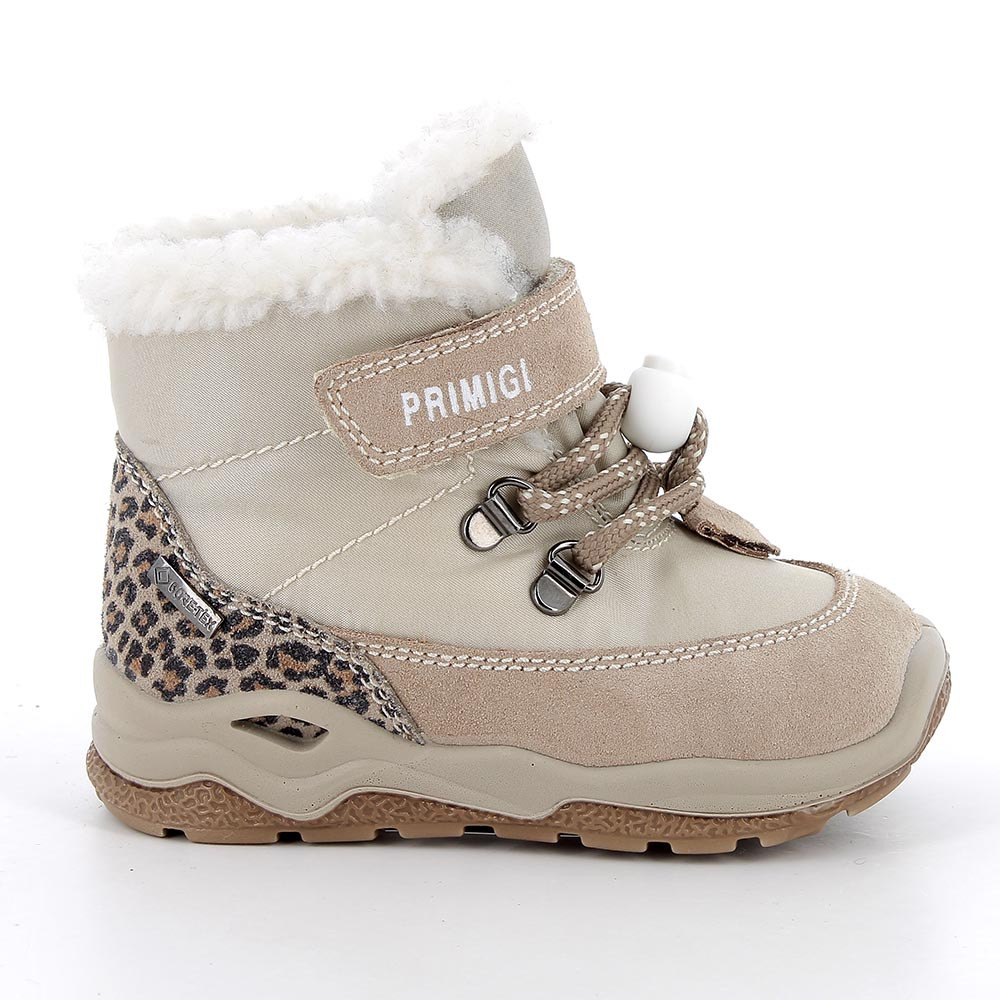 M&#xC4;DCHEN&#x20;GORE-TEX&#x20;STIEFELETTEN&#x20;BEIGE&#x20;MIT&#x20;VELCRO
