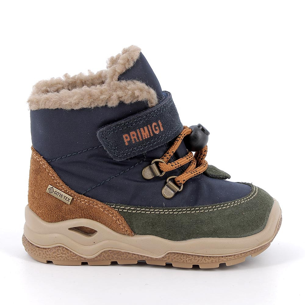 JUNGE&#x20;GORE-TEX&#x20;STIEFELETTEN&#x20;BLAU&#x20;UND&#x20;GRUEN&#x20;MIT&#x20;VELCRO