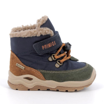 Gore-tex boots for boys blue and green with velcro Gore-tex boots for boys blue and green with velcro