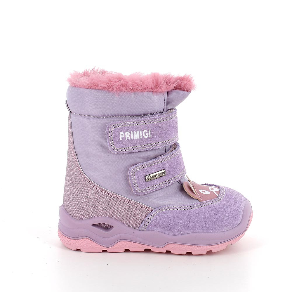 M&#xC4;DCHEN&#x20;GORE-TEX&#x20;STIEFELETTEN&#x20;VIOLETT&#x20;MIT&#x20;VELCRO