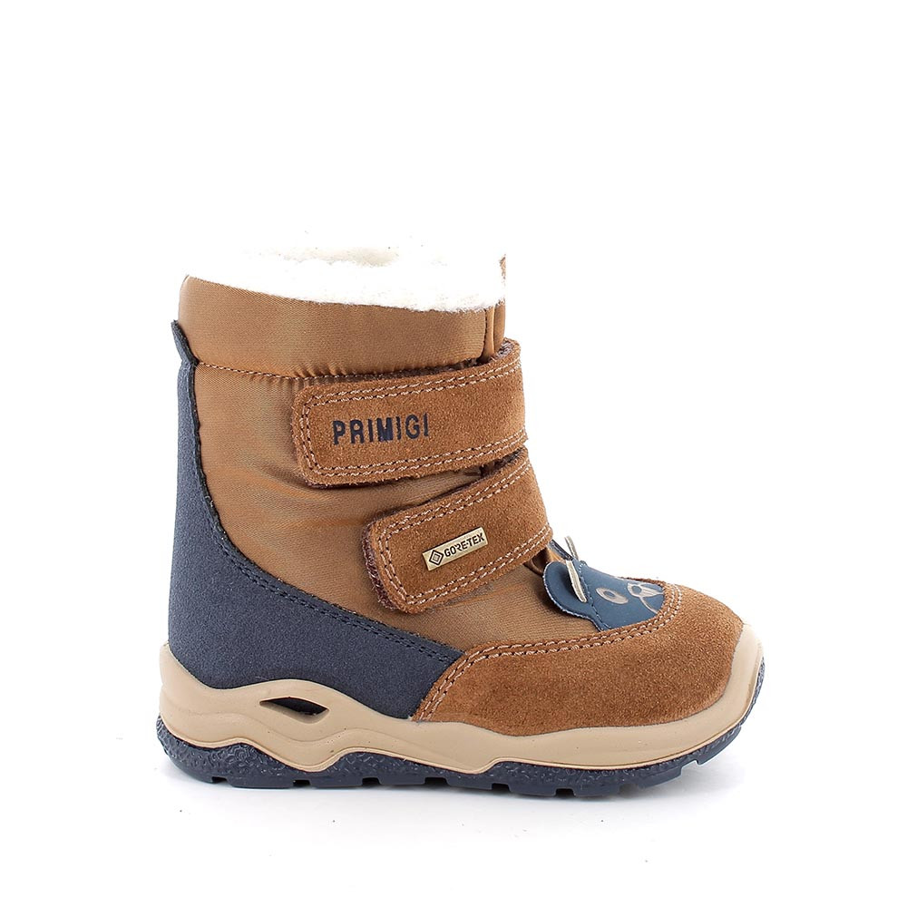 JUNGE&#x20;GORE-TEX&#x20;STIEFELETTEN&#x20;BRAUN&#x20;MIT&#x20;VELCRO