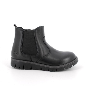 Stivaletti da bambino nero con zip Stivaletti da bambino nero con zip