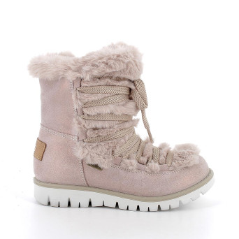 Bottillon gore-tex pour fille beige avec zip Bottillon gore-tex pour fille beige avec zip