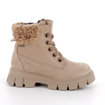 Bottillon gore-tex pour fille beige avec zip Bottillon gore-tex pour fille beige avec zip