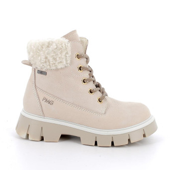 Bottillon gore-tex pour fille beige avec zip Bottillon gore-tex pour fille beige avec zip