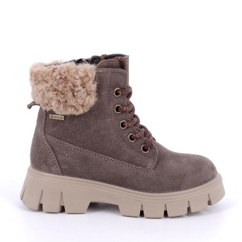 Bottillon gore-tex pour fille brun avec zip Bottillon gore-tex pour fille brun avec zip