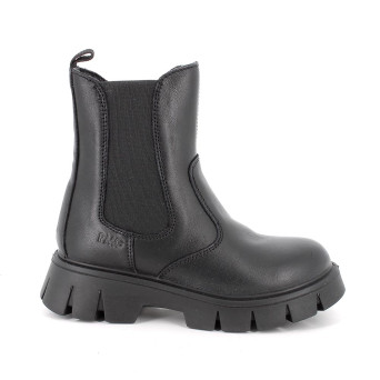 Half boots for girls black with zip Half boots for girls black with zip