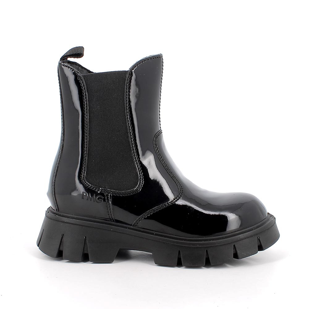 MÄDCHEN STIEFELETTE SCHWARZ MIT ZIP