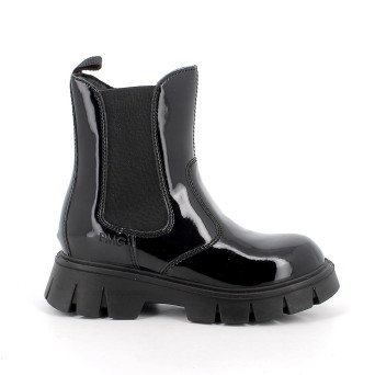 Half boots for girls black with zip Half boots for girls black with zip