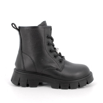 Boots for girls black with zip Boots for girls black with zip