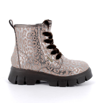 Boots for girls pink and brown with zip Boots for girls pink and brown with zip