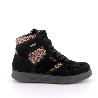 Sneaker gore-tex pour fille noir avec zip Sneaker gore-tex pour fille noir avec zip