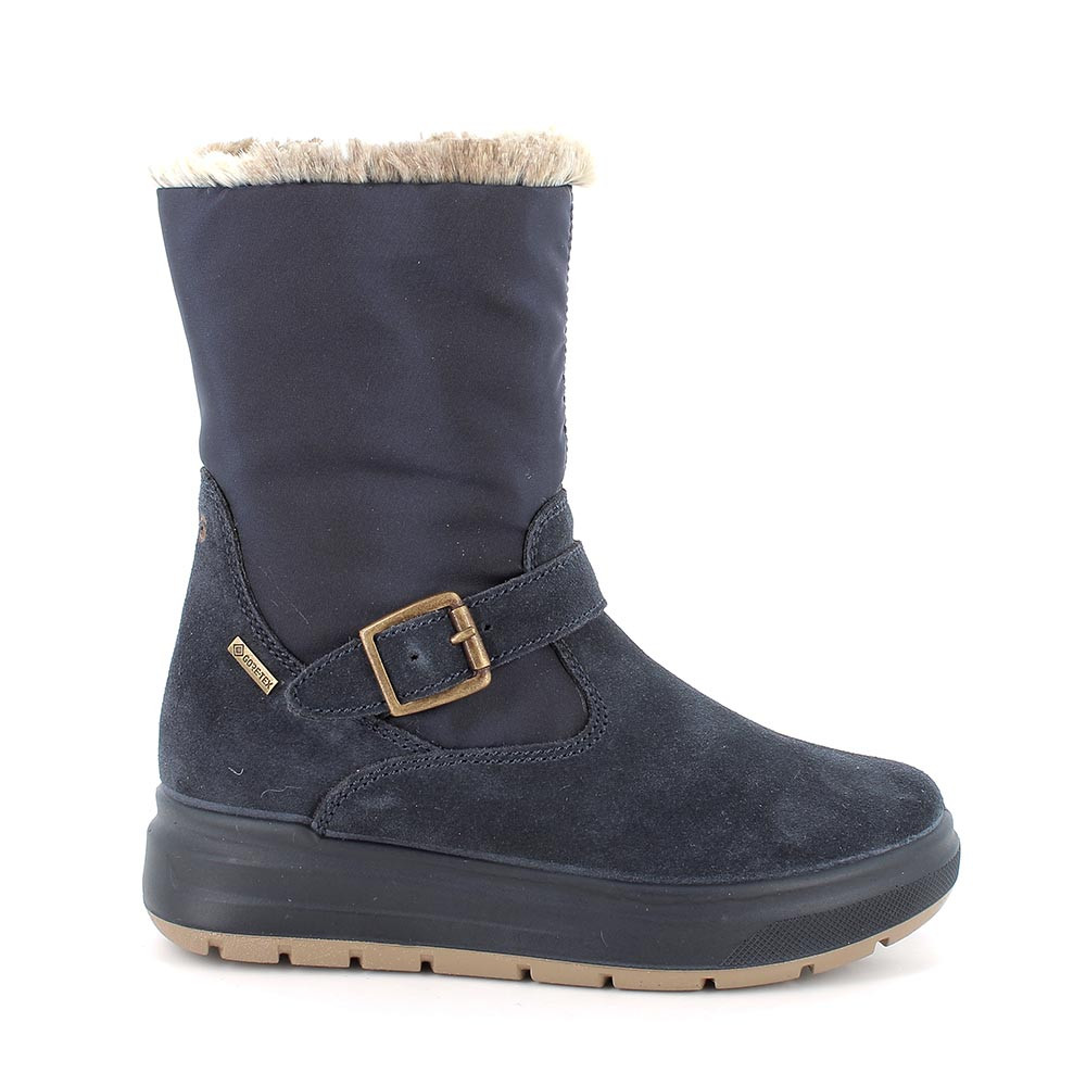 MÄDCHEN GORE-TEX STIEFEL BLAU MIT ZIP