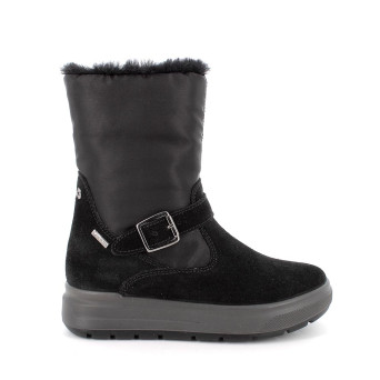 Stivali gore-tex da bambina nero con zip Stivali gore-tex da bambina nero con zip