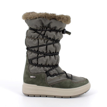 Сапоги для девочек с мембраной gore-tex с резинкой, зеленый Сапоги для девочек с мембраной gore-tex с резинкой, зеленый