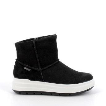 Stivaletti gore-tex da bambina nero con zip Stivaletti gore-tex da bambina nero con zip