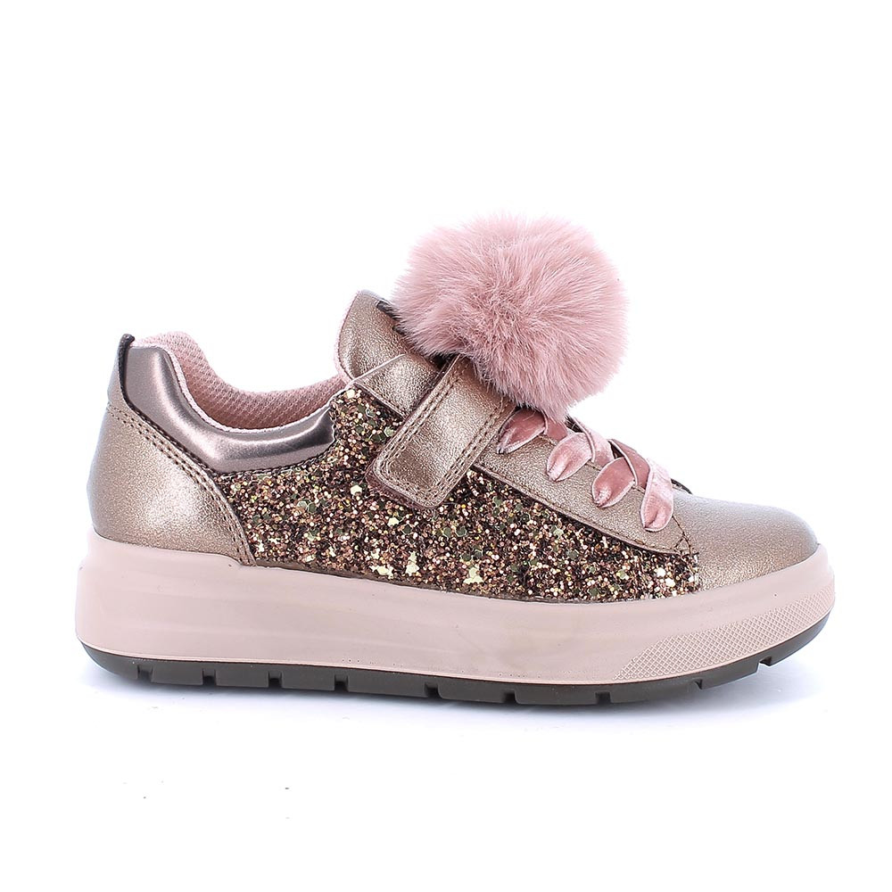Scarpe&#x20;da&#x20;bambina&#x20;marrone&#x20;e&#x20;rosa&#x20;con&#x20;strap