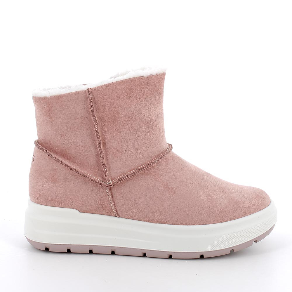 Media&#x20;bota&#x20;para&#x20;ni&#xF1;a&#x20;rosa&#x20;con&#x20;cremallera