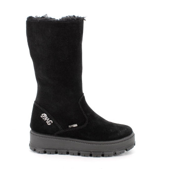 Botte gore-tex pour fille noir avec zip Botte gore-tex pour fille noir avec zip