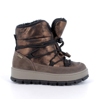 Gore-tex half boots for girls brown with elastic Gore-tex half boots for girls brown with elastic