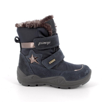 Полусапожки с мембраной gore-tex для девочек на липучке, синий Полусапожки с мембраной gore-tex для девочек на липучке, синий