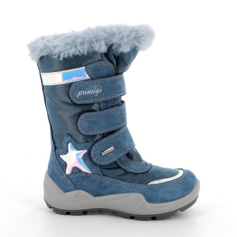 Botte gore-tex pour fille bleu clair avec velcro Botte gore-tex pour fille bleu clair avec velcro