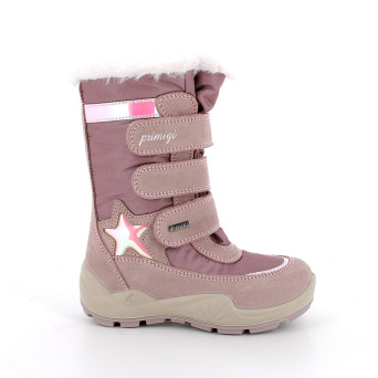 Botte gore-tex pour fille rose avec velcro Botte gore-tex pour fille rose avec velcro