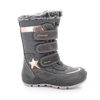 Gore-tex boots for girls grey with velcro Gore-tex boots for girls grey with velcro