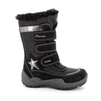 Gore-tex boots for girls black with velcro Gore-tex boots for girls black with velcro