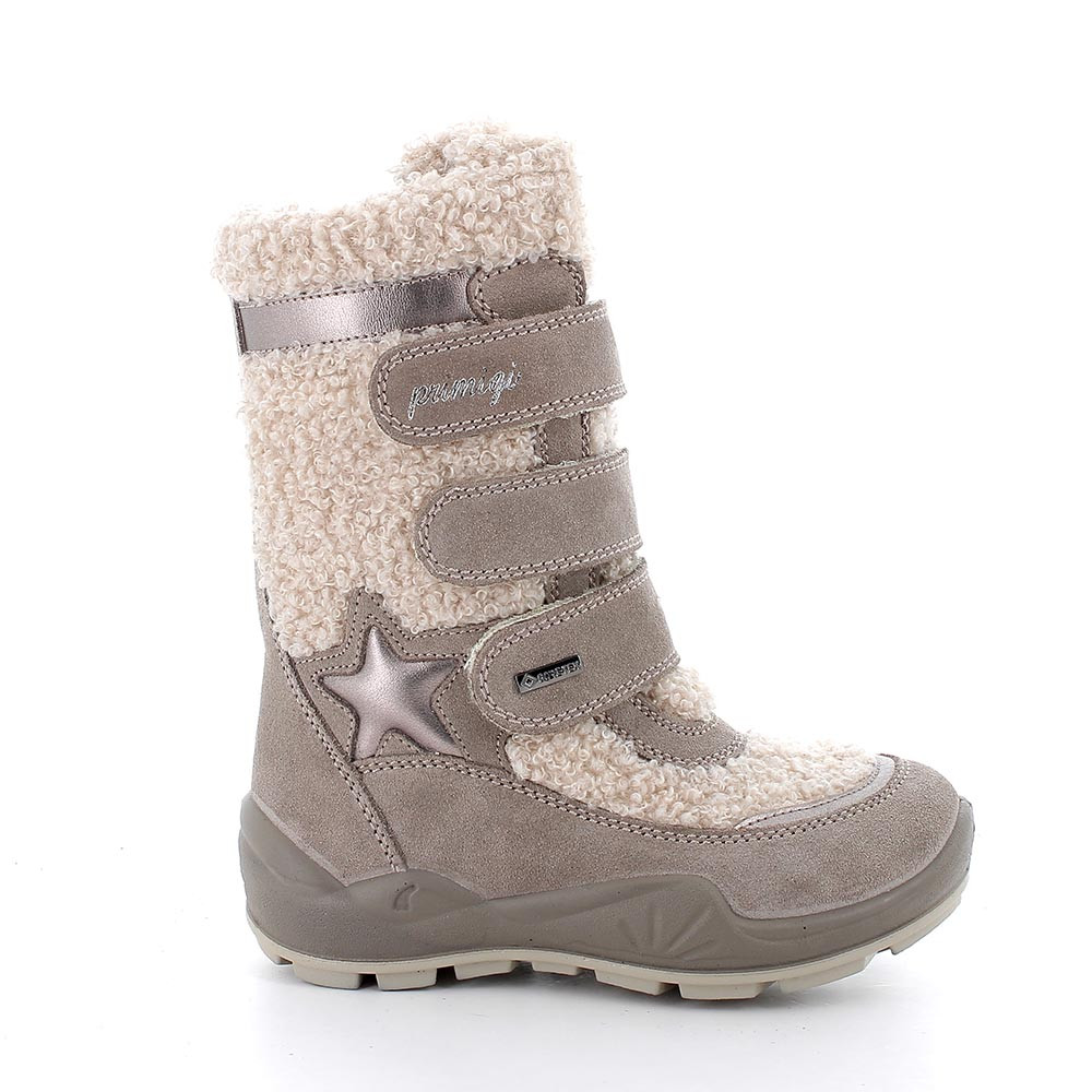 M&#xC4;DCHEN&#x20;GORE-TEX&#x20;STIEFEL&#x20;BEIGE&#x20;MIT&#x20;VELCRO