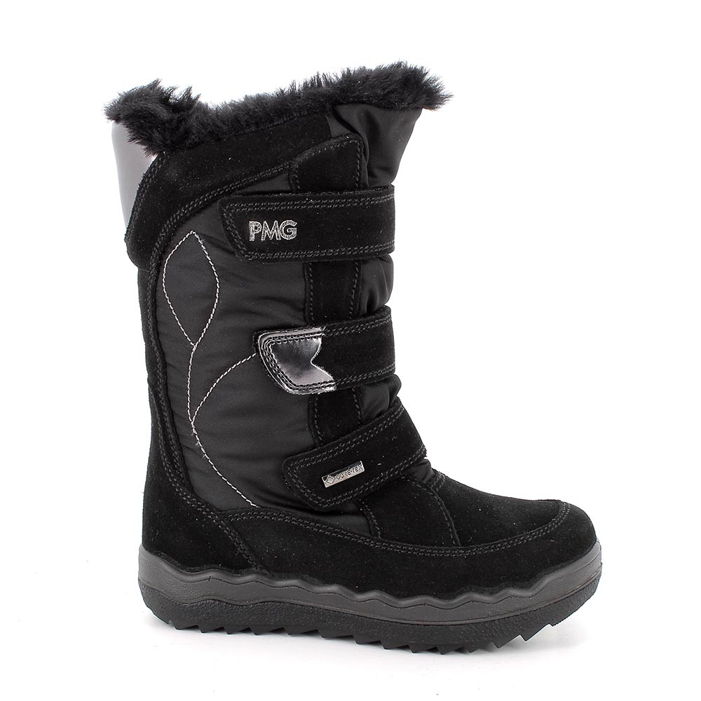 M&#xC4;DCHEN&#x20;GORE-TEX&#x20;STIEFEL&#x20;SCHWARZ&#x20;MIT&#x20;VELCRO