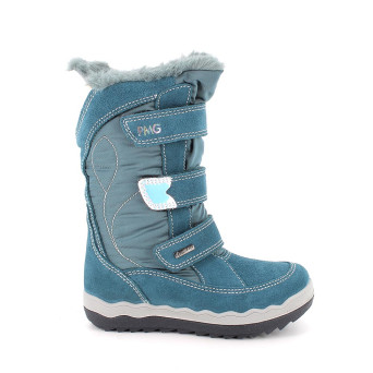 Botte gore-tex pour fille turquoise avec velcro Botte gore-tex pour fille turquoise avec velcro